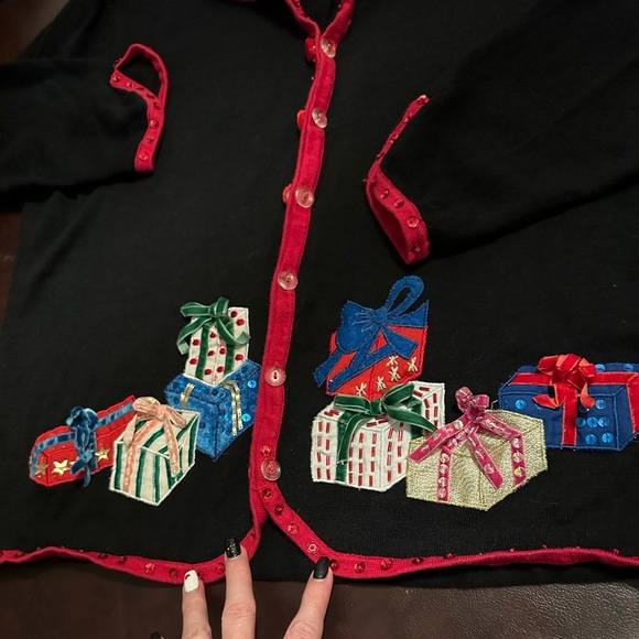 Christmas cardigan sweater - Picture 2 of 9